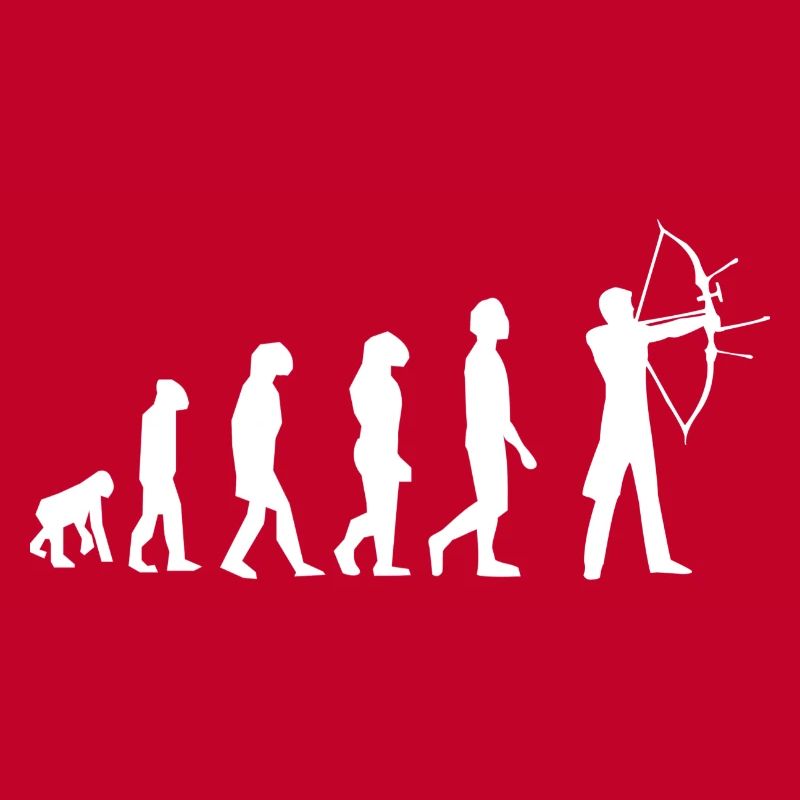 Evolution des Bogenschießens