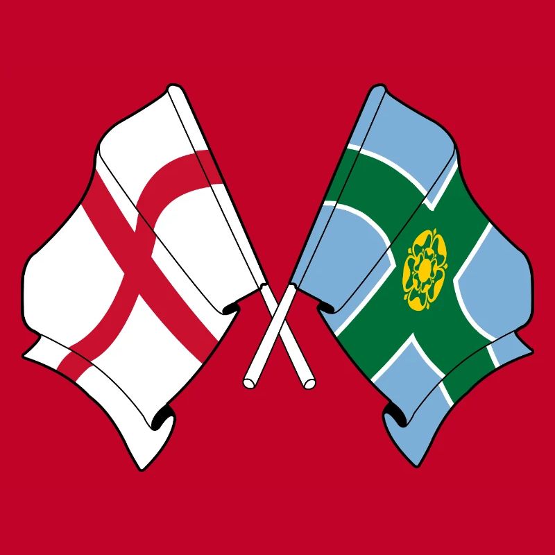 Drapeaux Derbyshire x Angleterre