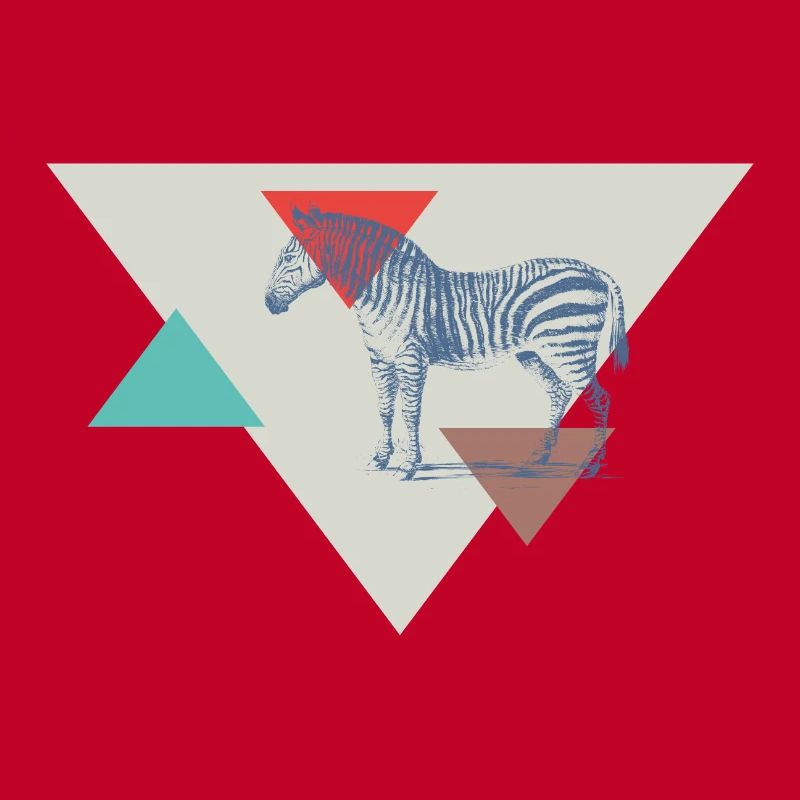 Zebra triangle design