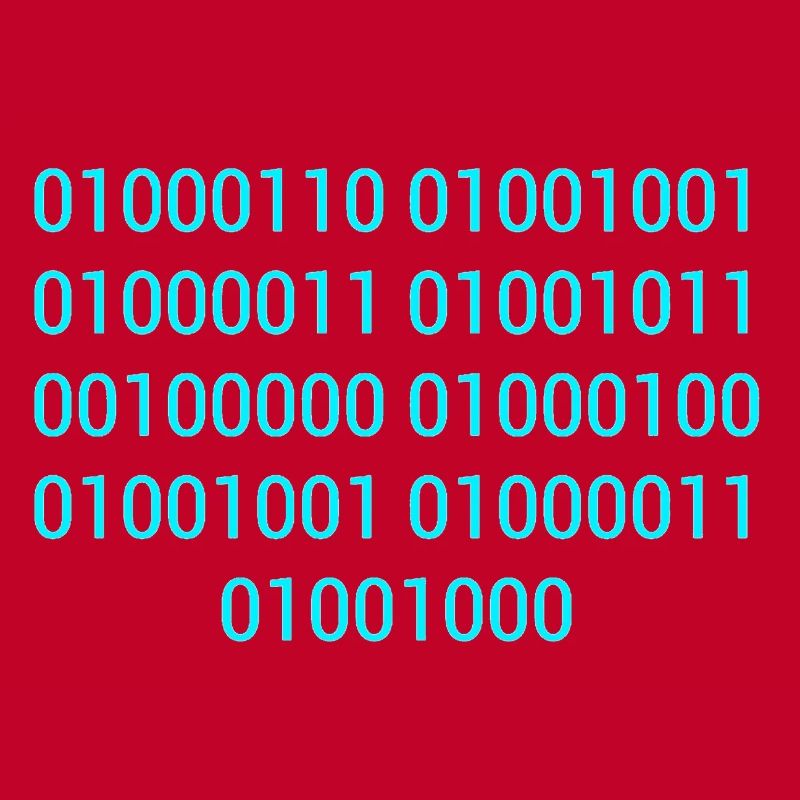 BINARY CODE / BINÄRCODE F**K DICH GESCHENKIDEE