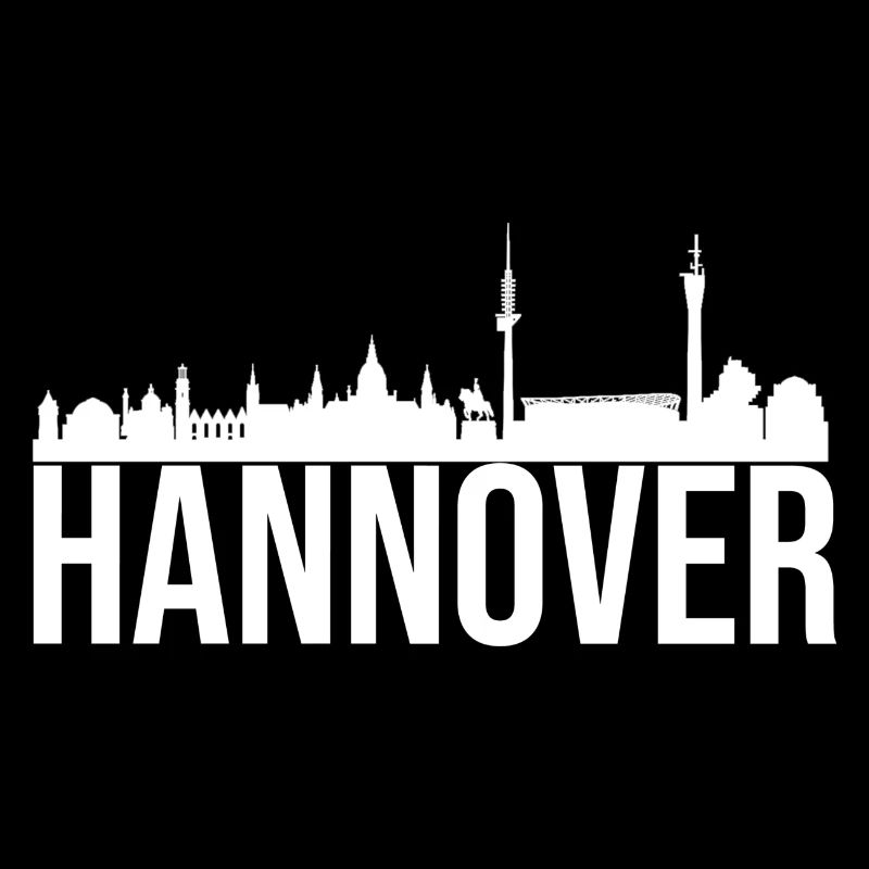 hannover skyline white