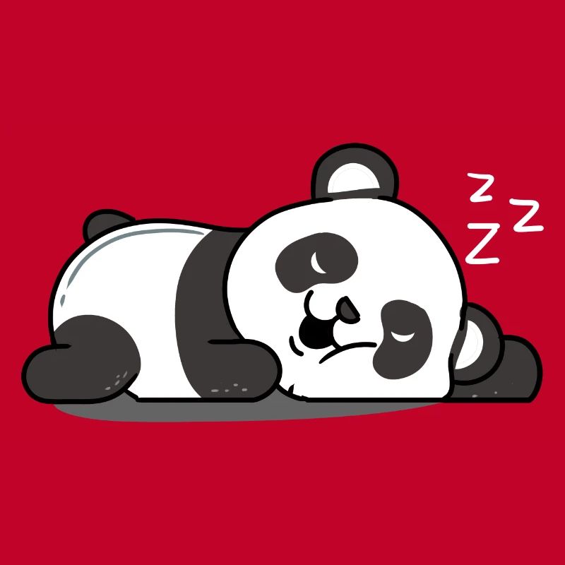 Panda endormi