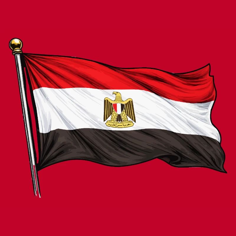 Drapeau égyptien