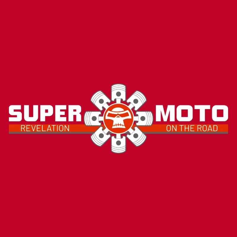 SUPER MOTO Monkey Circle red