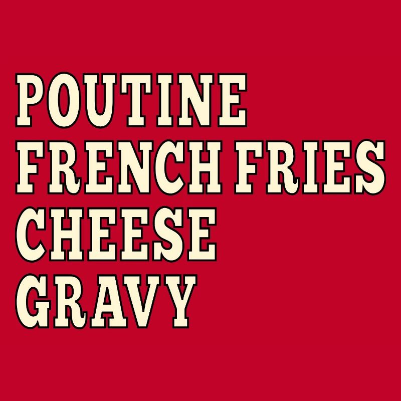 Poutine de restauration rapide canadienne