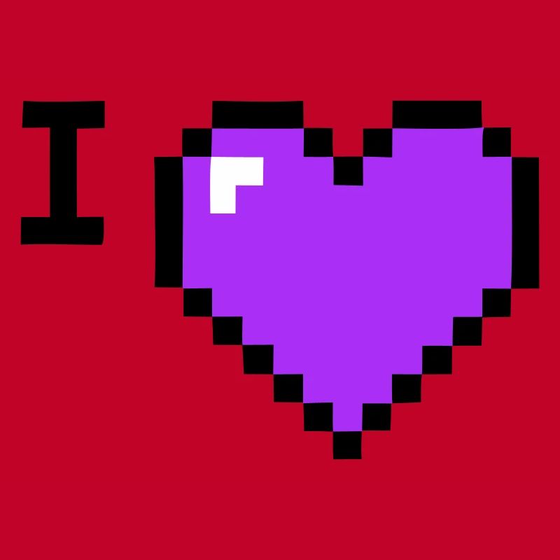 I Love Herz Platzhalter Text