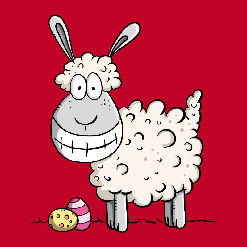 Happy Easter sheep I Easter gift Easter motive Fun