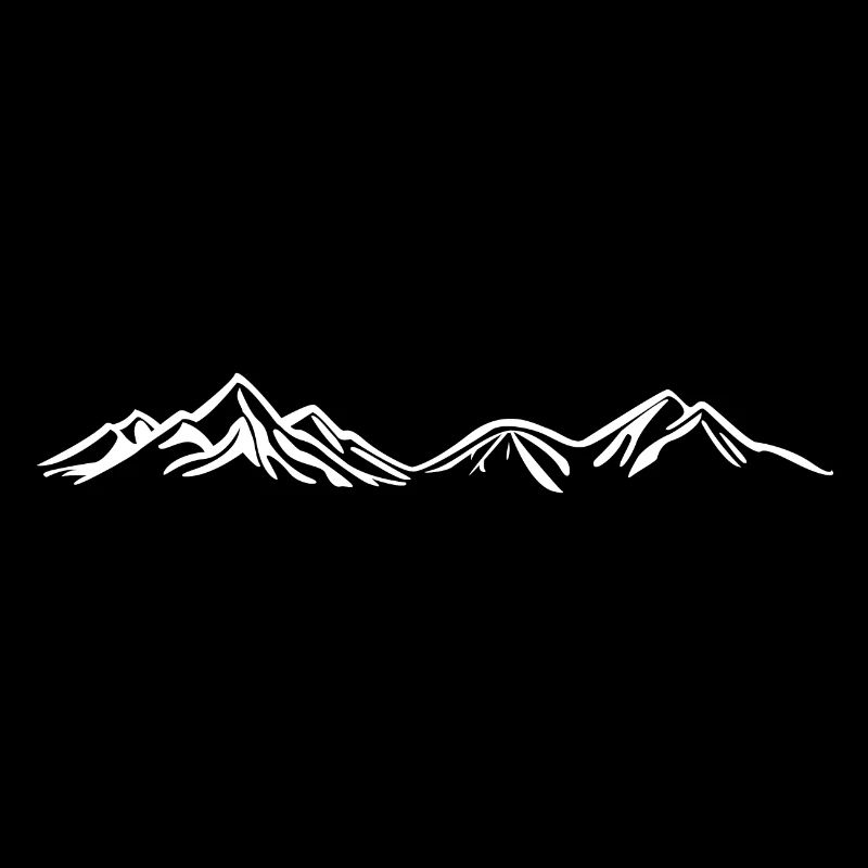 Berge mit Schnee