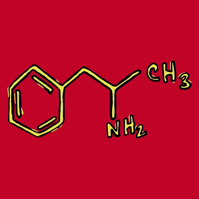 Amphetamine structural formula chemistry