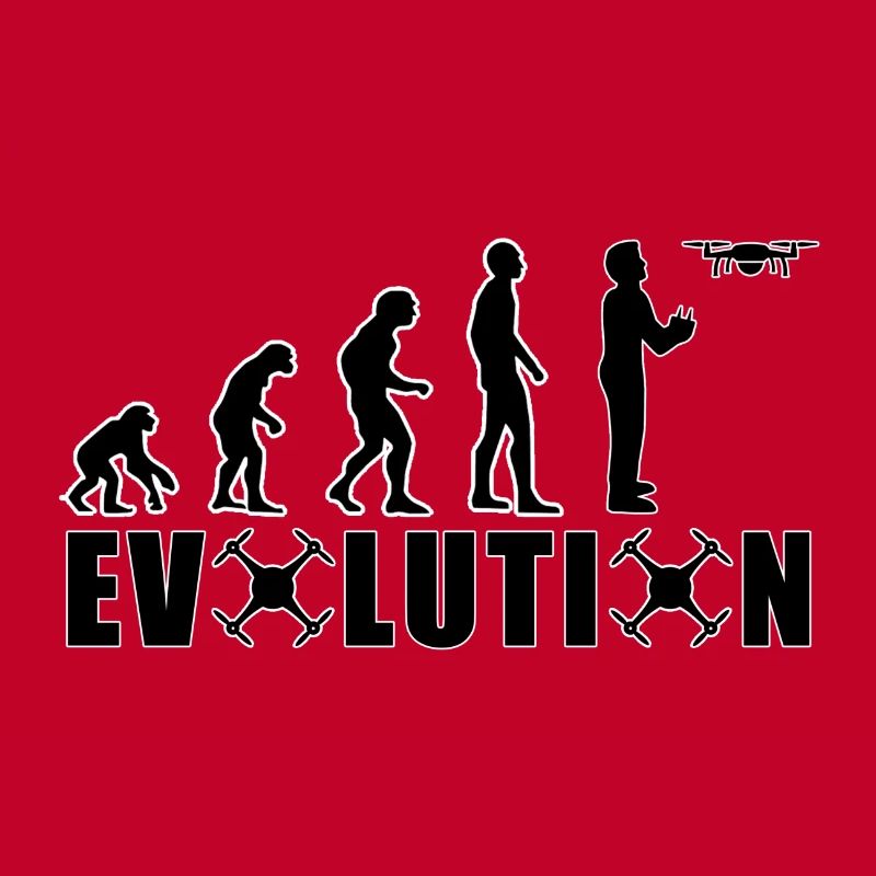 EVOLUTION DROHNE Geschenk Bodenpilot Fliegen