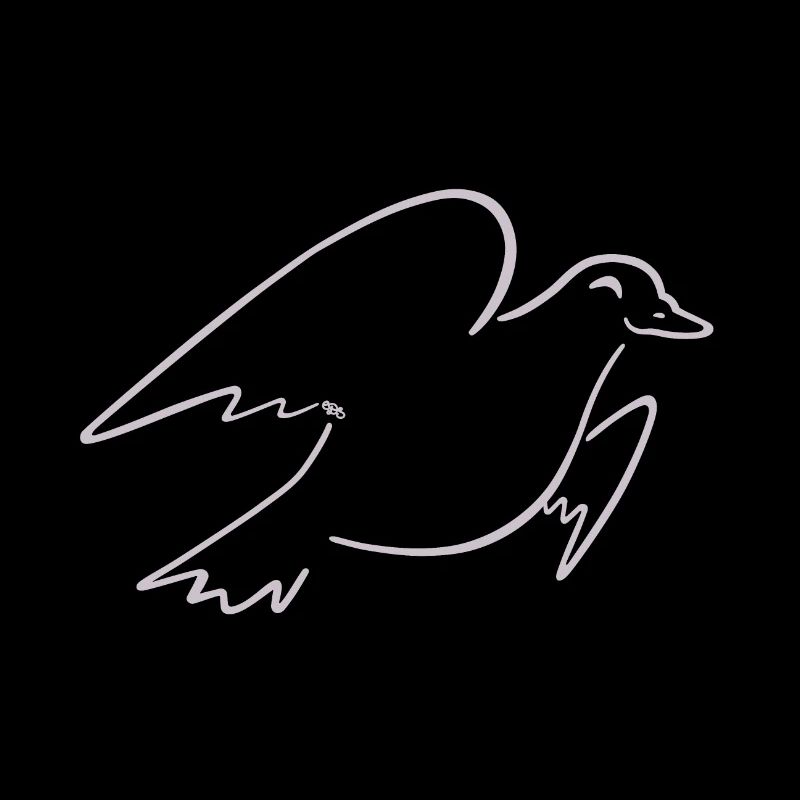 Fliegende Taube (hell)