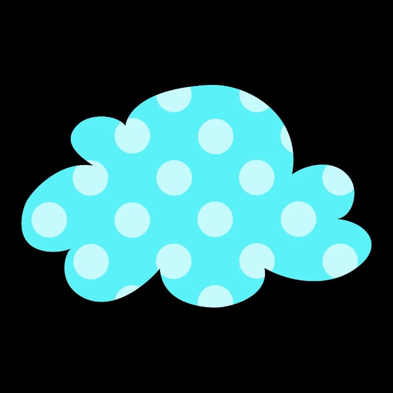 Points nuages Points Points Décoration de la chambre de bébé Enfants Météo