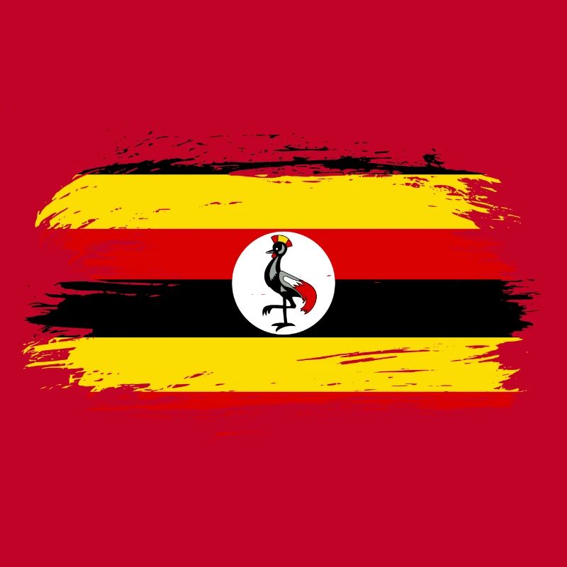 Drapeau drapeau de l'Ouganda