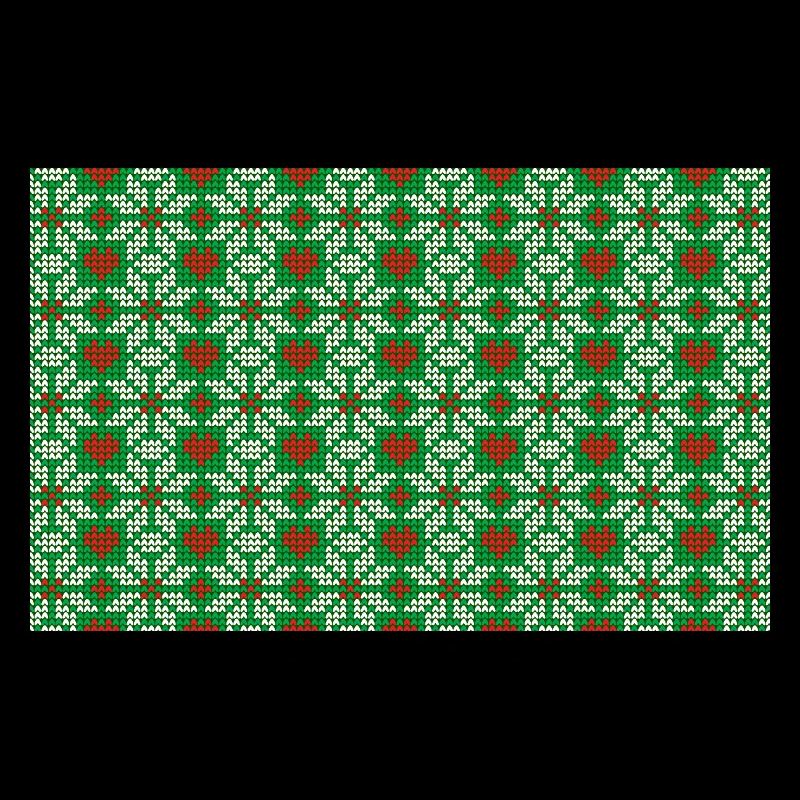 Knitted Christmas pattern