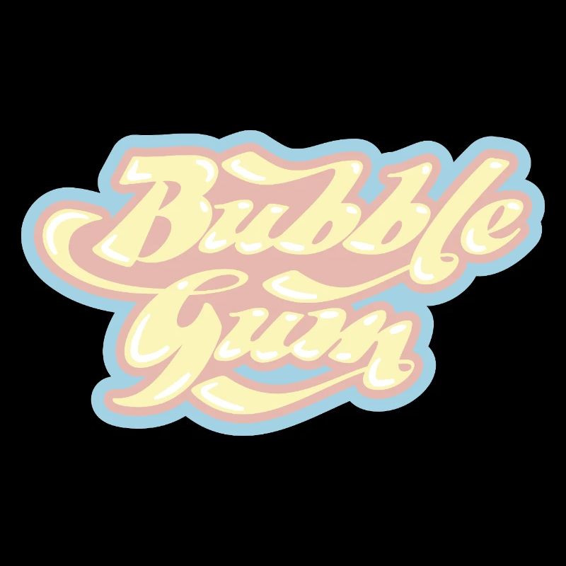 Bubblegum Retro Lettering
