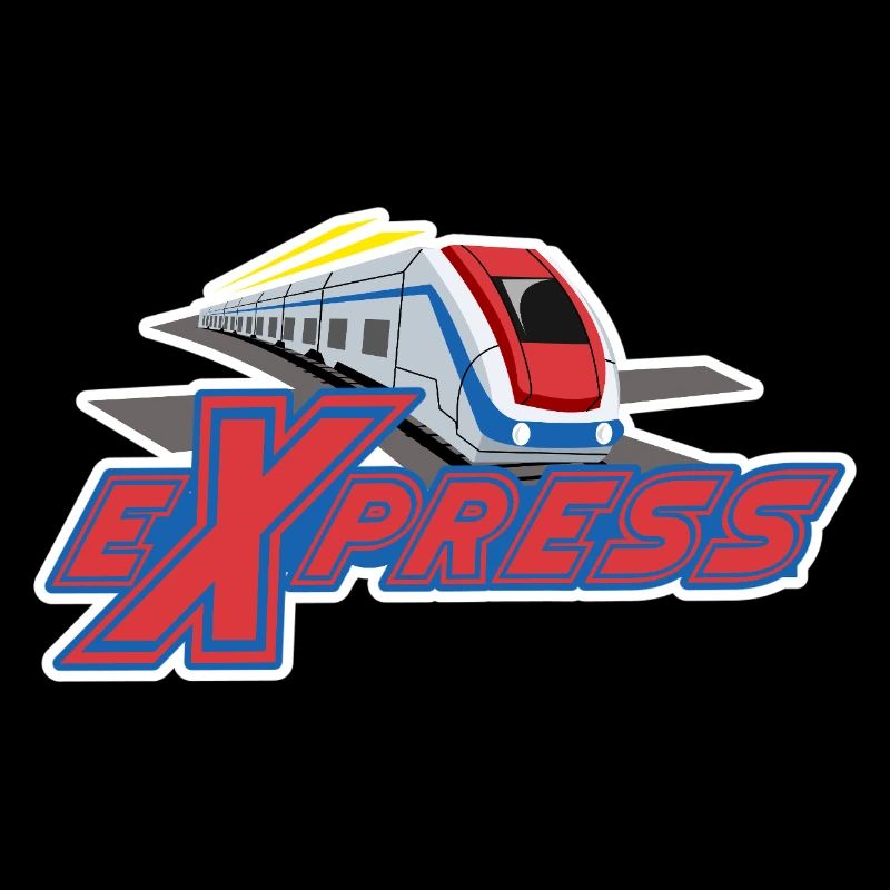 Design eines Hochgeschwindigkeits-Express-Hochgeschwindigkeitszuges