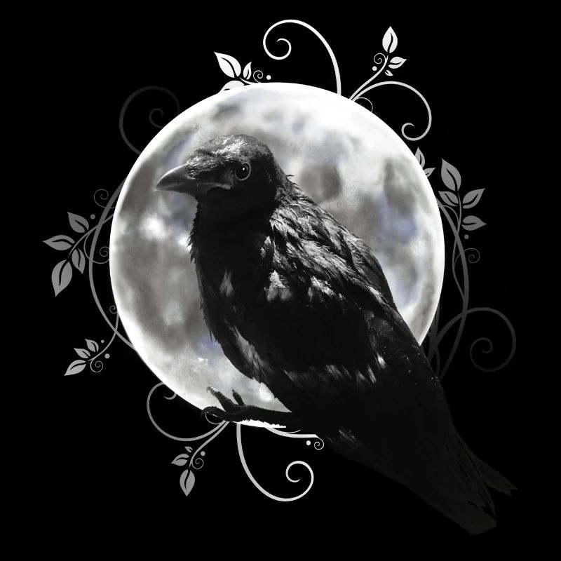 Corbeau lune