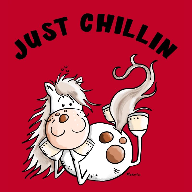 Chillendes Pferd - Comic - Pferde - Geschenk