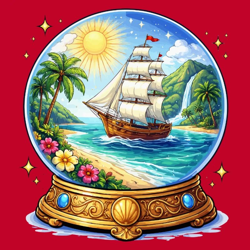 Ship's dream spherical image