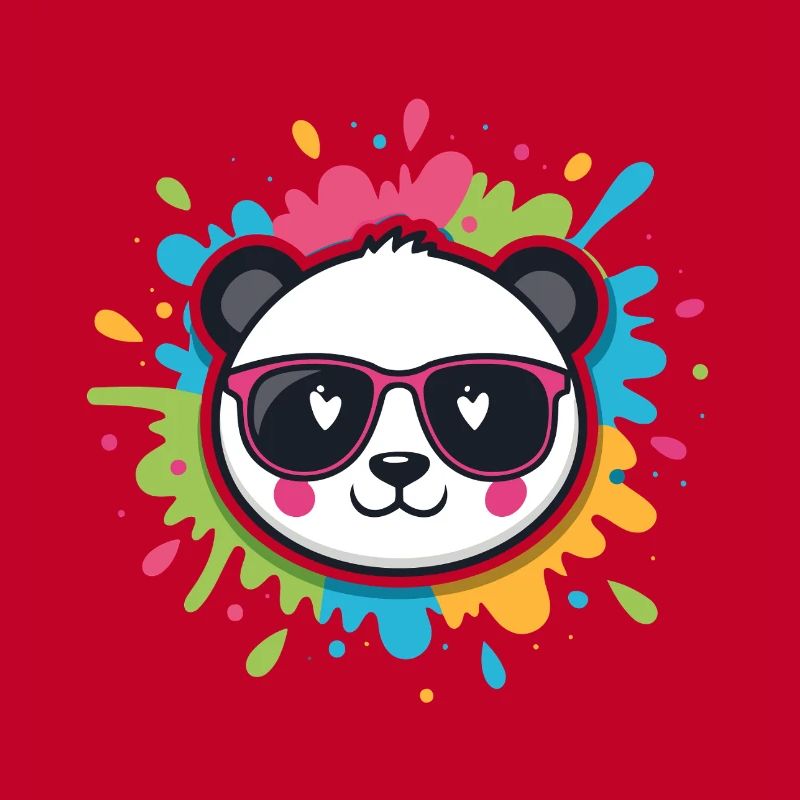 Panda Pop Farb-Spritzbrille