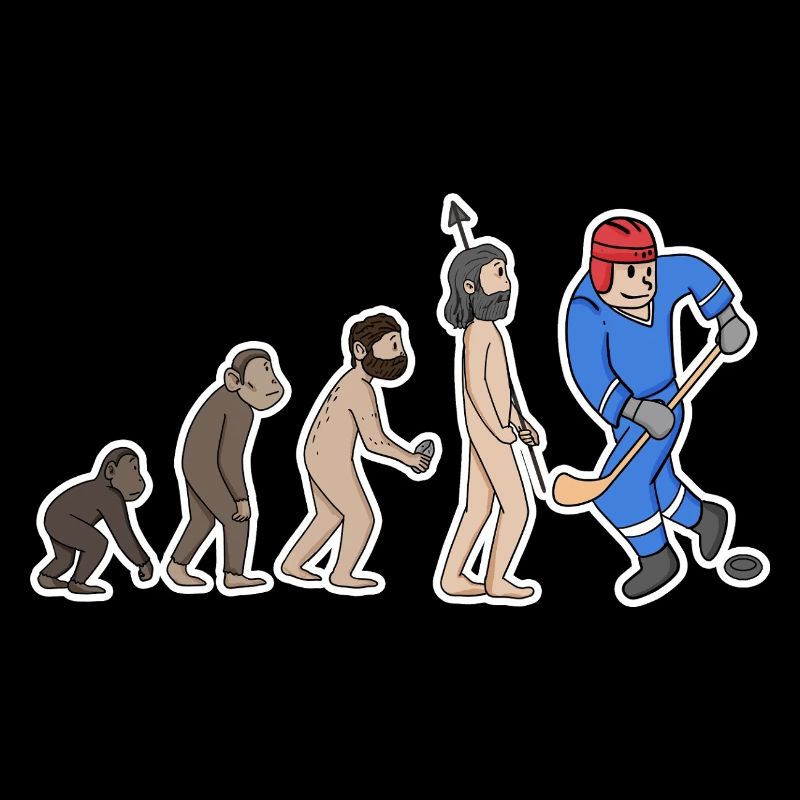 Evolution Eishockeyspieler 