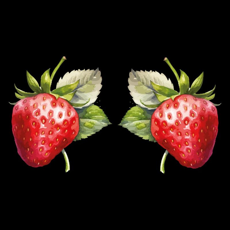 Fraises Aquarelle