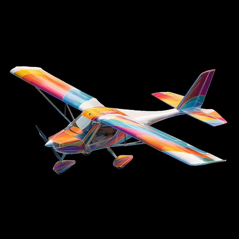 RC-Regenbogenflugzeug Muster