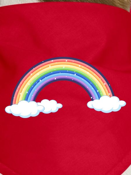 Vibrant Rainbow Over Clouds
