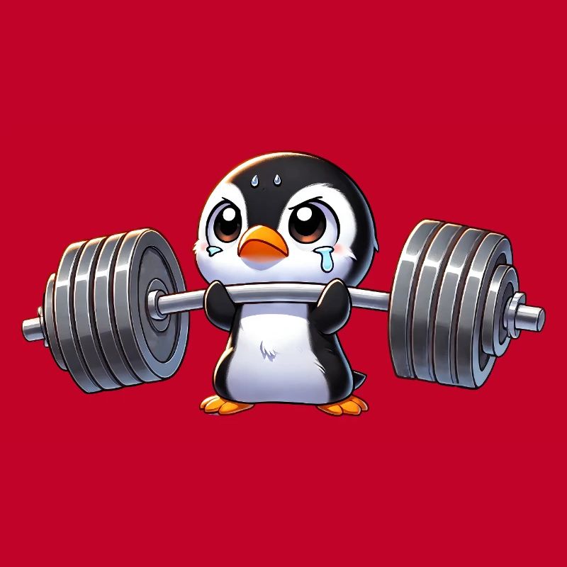 Strong Penguin Workout Dumbbell Training