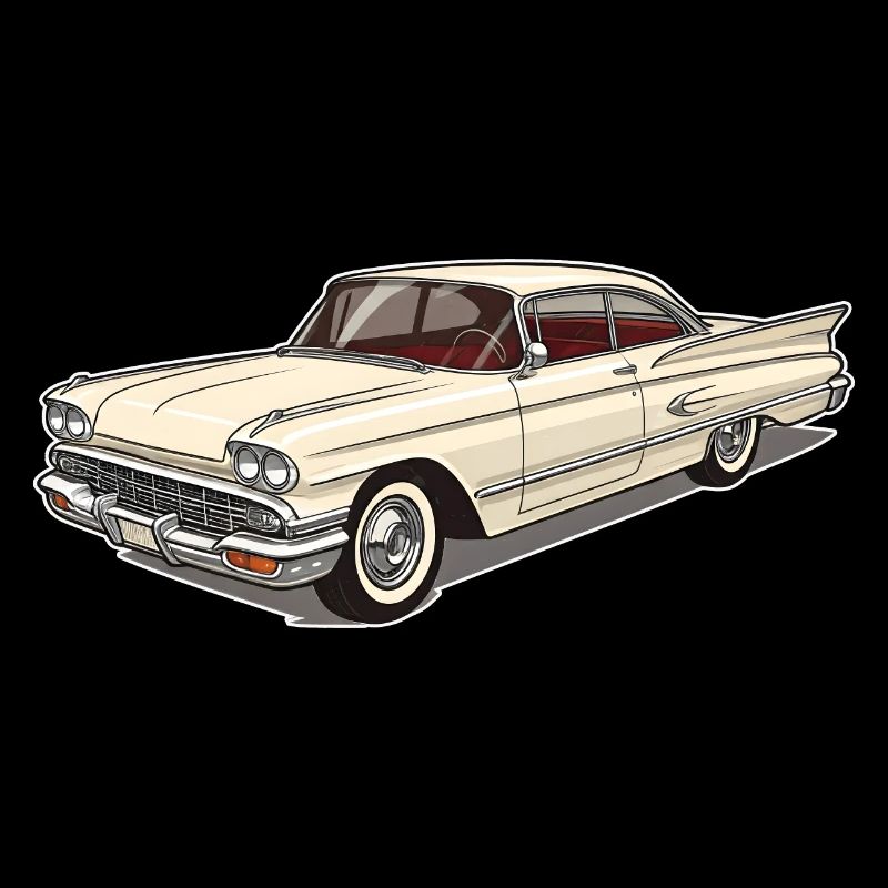 Klassischer Oldtimer - Elegantes Retro-Autodesign