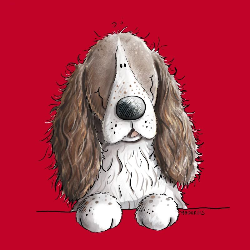 Englischer Springer Spaniel I Comic Hund Geschenk