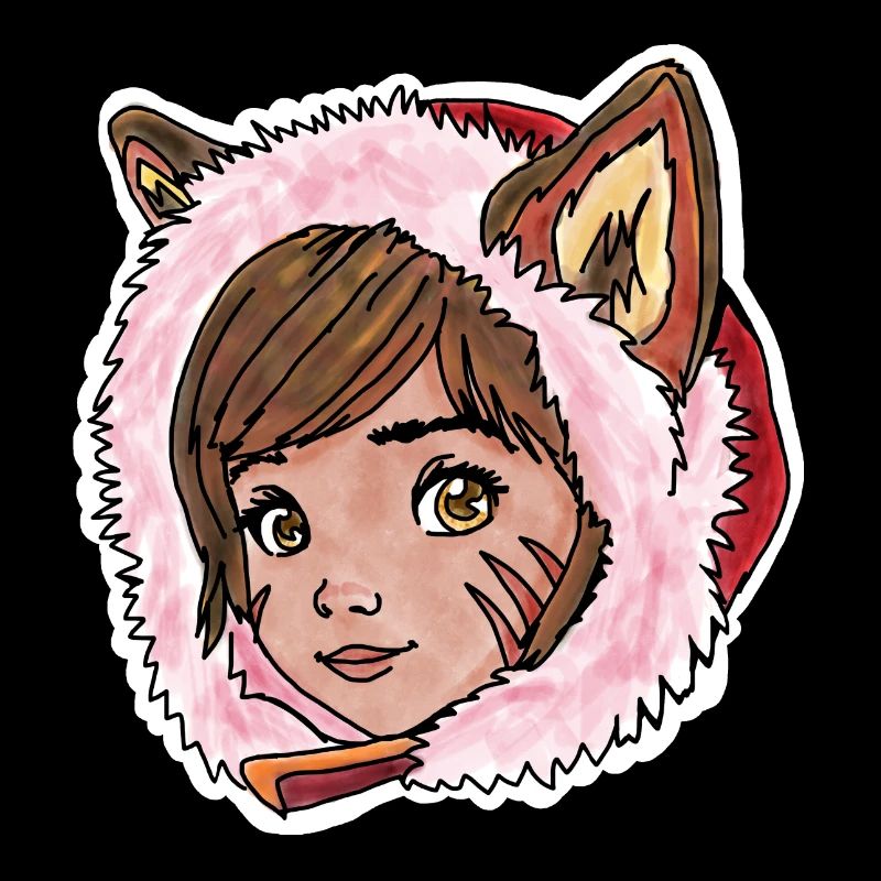 Rotkäppchen als kleiner Wolf