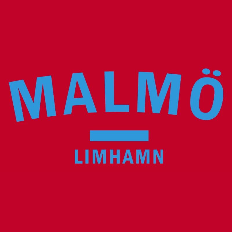 Conception de la silhouette de la ville de Malmö