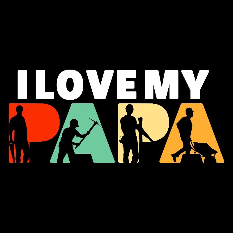 Ouvrier de construction Papa artisan Artisan Art de construction