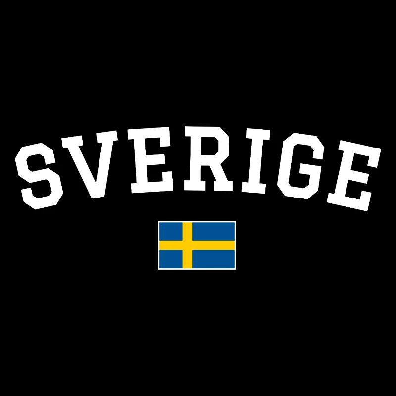 Sweden Flag Design White