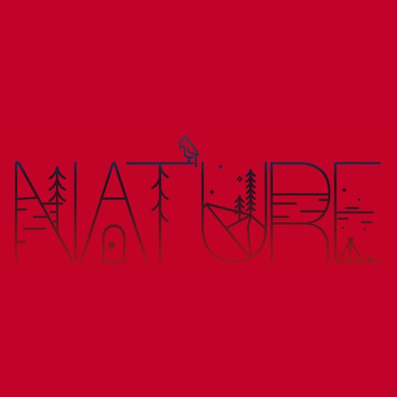 Conception créative de la nature