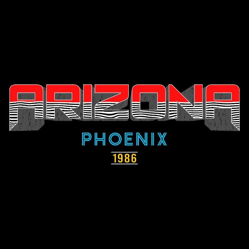 Arizona Phoenix 1986 Graphic Design