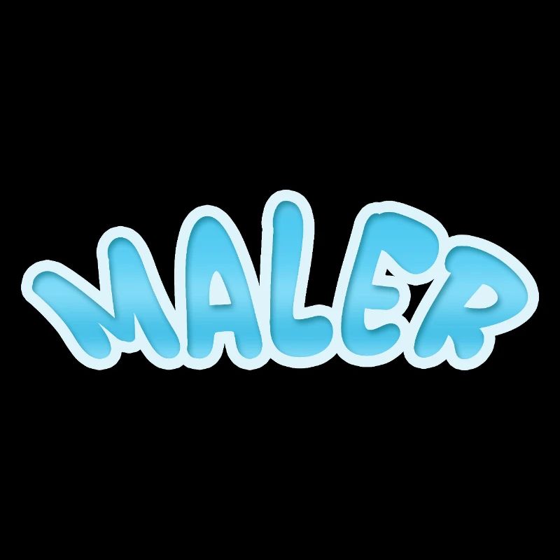 Design bleu style bulle WALER