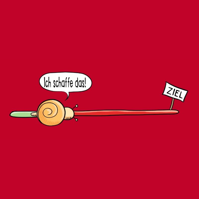 Der Weg ist das Ziel - Schnecke - Comic - Geschenk