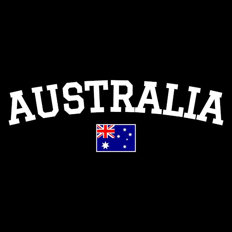 Australien Flagge Design Weiss
