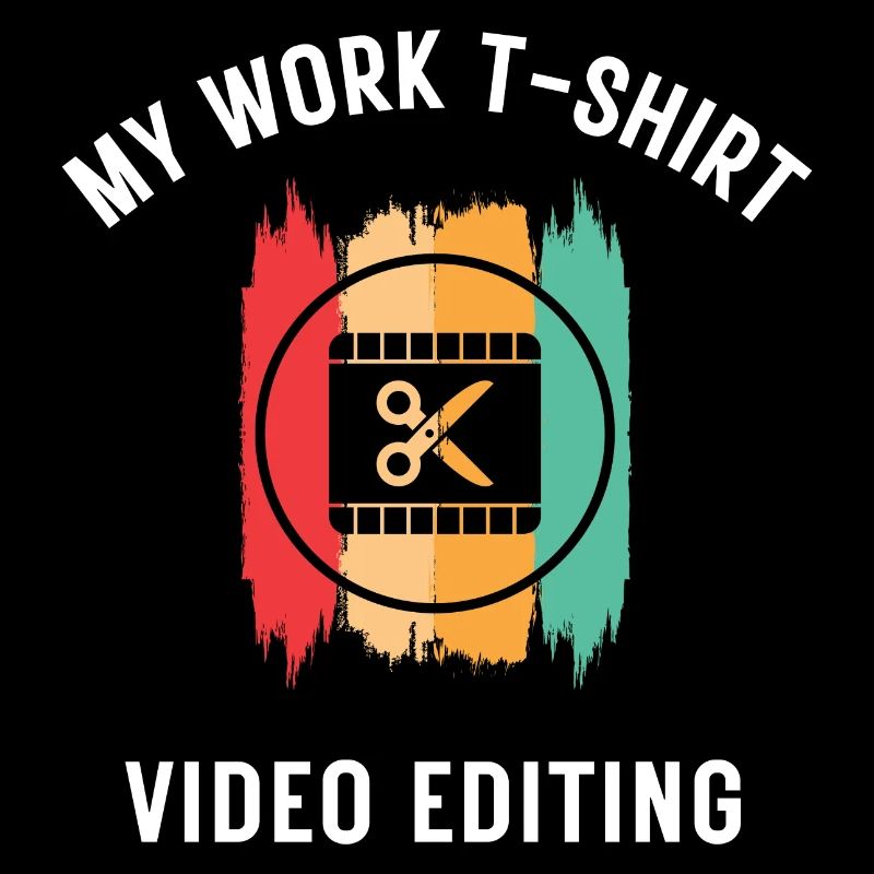 Video Editor Work T-Shirt