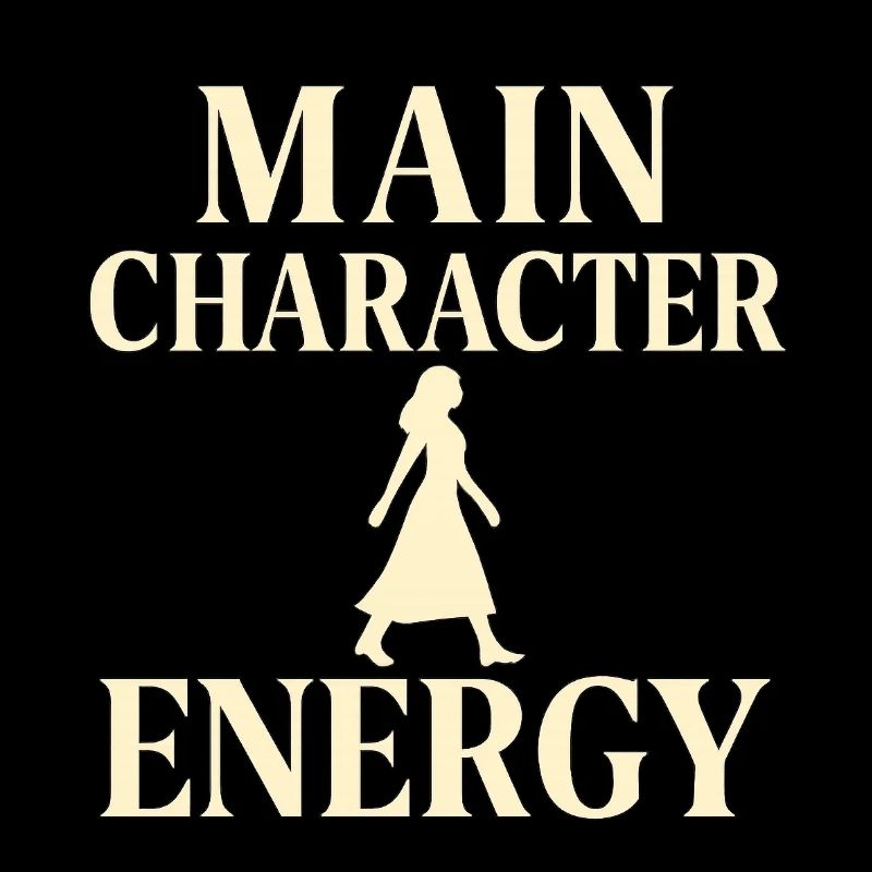 Main Character Energy Silhouette