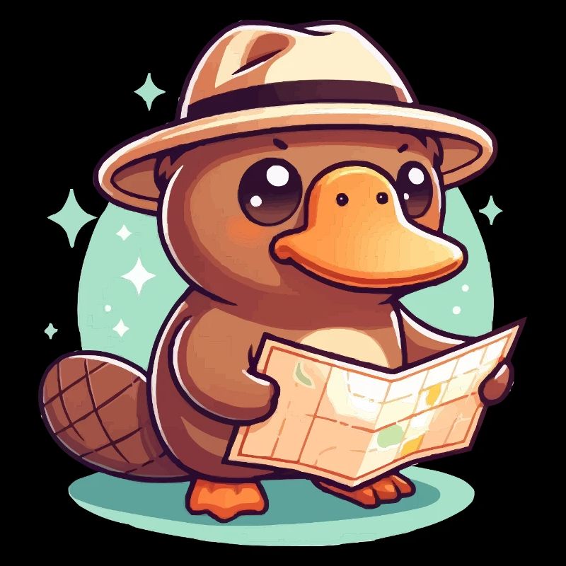 Explorer's beaver with card hat