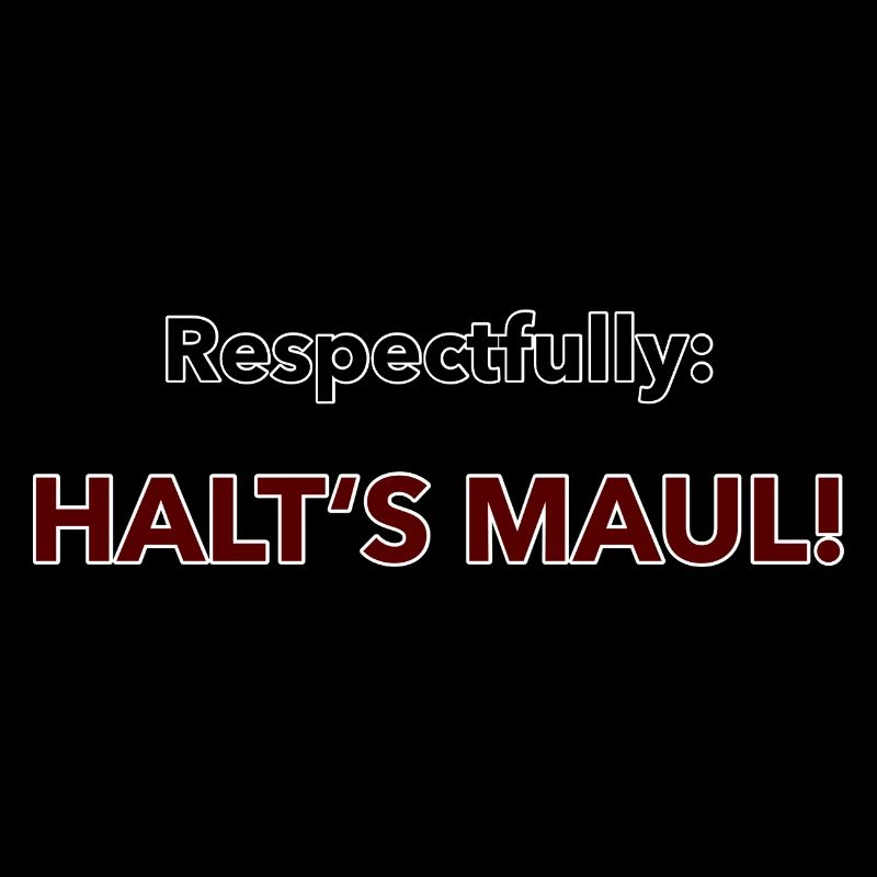 Avec tout le respect d’une déclaration d’un type particulier