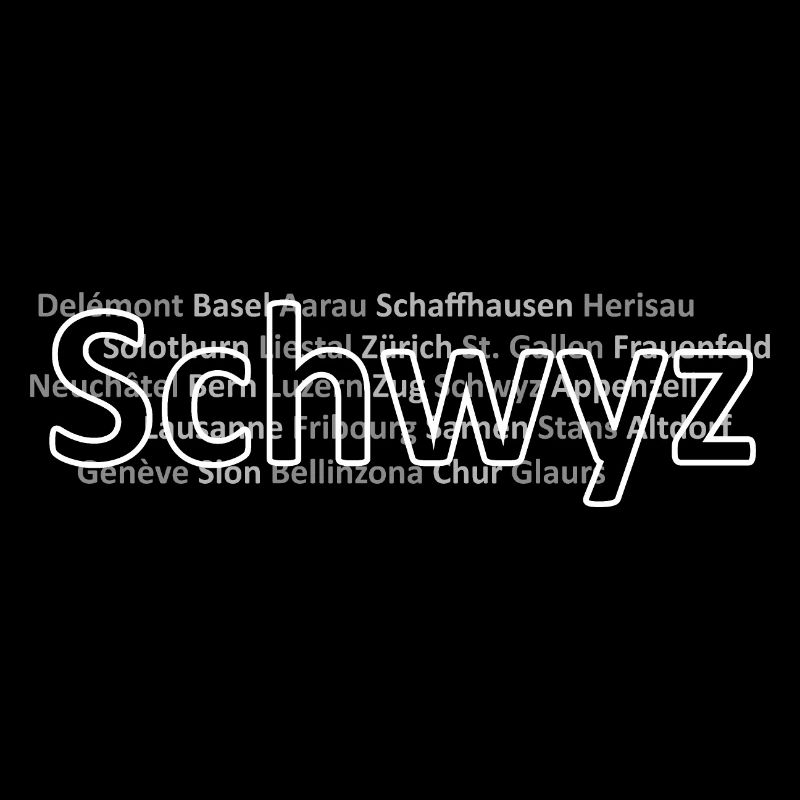 Schweizer Städte Schwyz