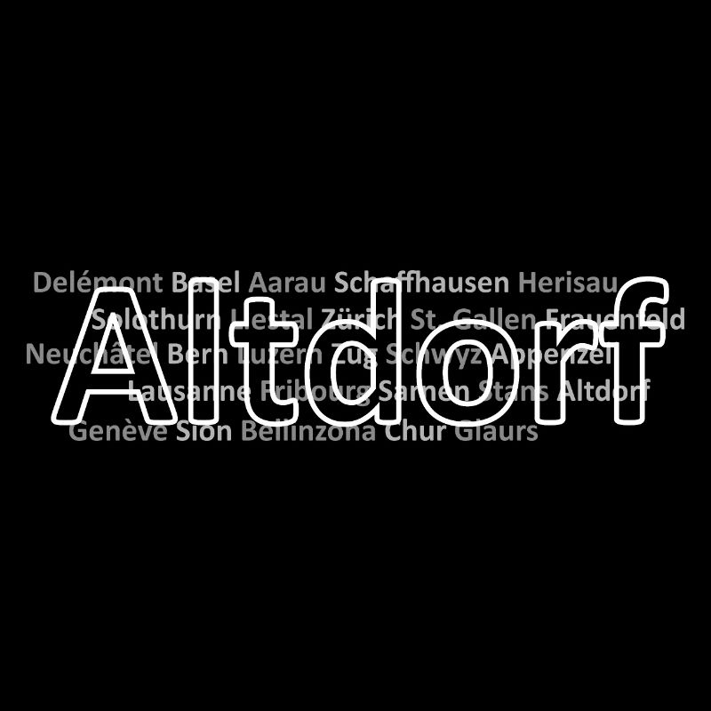 Schweizer Städte Altdorf