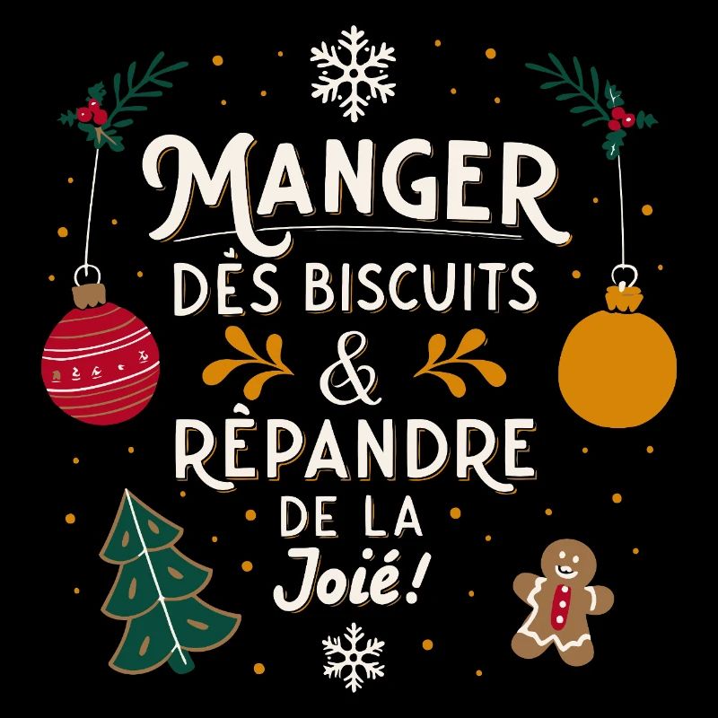 Manger des Biscuits & Répandre Joie Noël