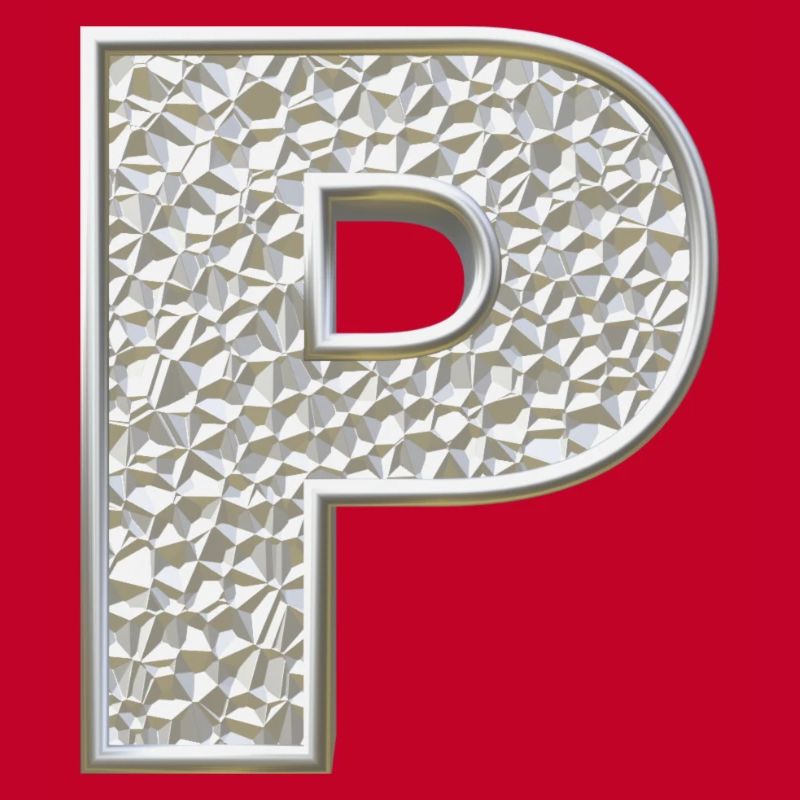 P, letter, letter P, initial, initial P, monogram,