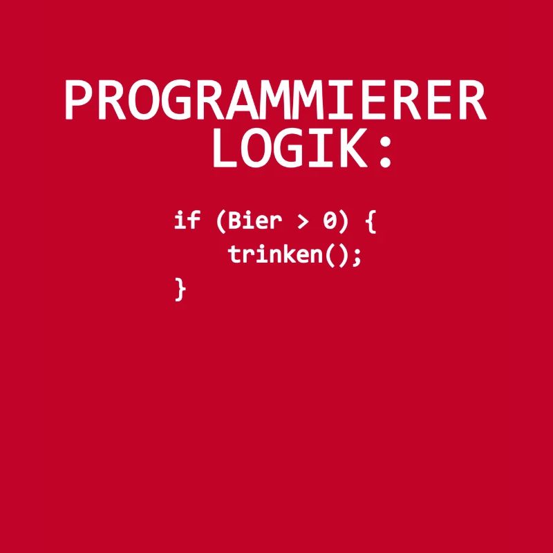 Programmeur Logique Informatique Programmeur Boire de la Bière
