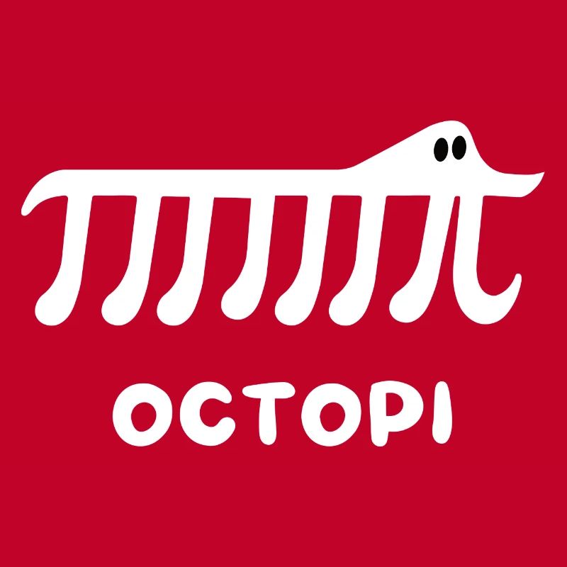 Funny Pi Math Design - Octopi math